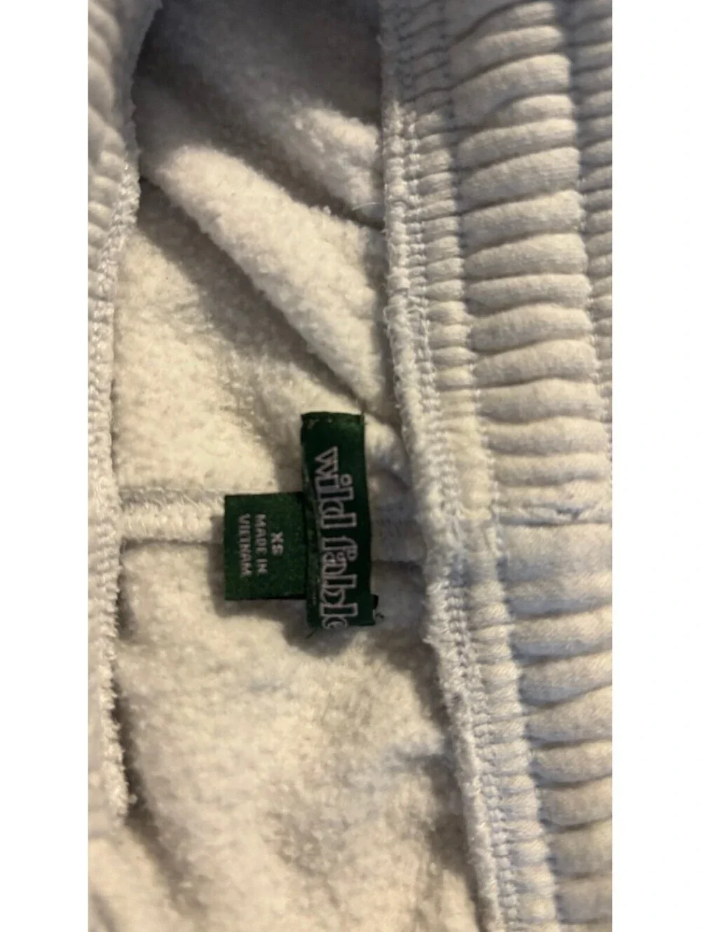 Wild Fable  Light Gray Fleece Sweatpants with Drawstring Waist